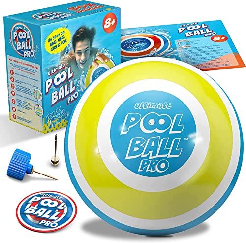 The Ultimate Pool Ball - Riempi questa palla con acqua per giocare a giochi sott'acqua - Dribblare dal fondo della piscina e passare sotto l'acqua per infiniti divertimento estivo con gli(Yellow/Cyan)