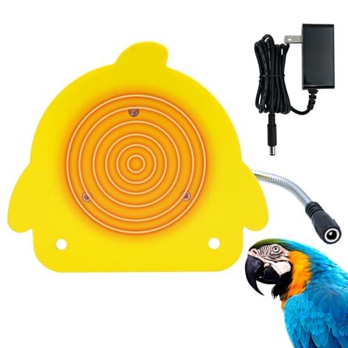 MasXirch Gabbia per Uccelli Riscaldata per Pappagalli, Pappagalli, Parrocchetti, Riscaldamento Uccello, per Gabbia Snuggle Up Bird, Riscaldamento Caldo 12 V, Scalda 18 W