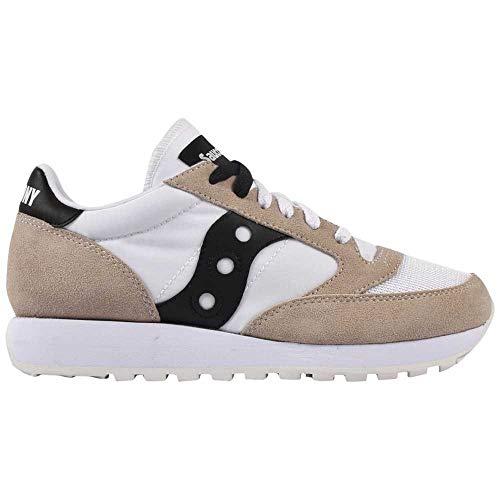 Saucony Jazz Original Vintage, Sneaker Donna, Bianco Nero, 37 EU