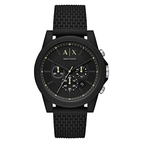 ARMANI Exchange Chronograph maschile al quarzo con braccialetto AX1344
