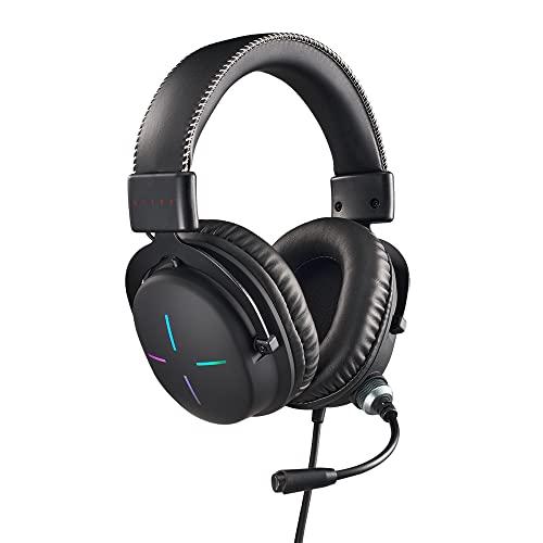 Acer Nitro Gaming Headset II: driver da 50 mm, microfono omnidirezionale retrattile con cancellazione del rumore con controlli su cavo, design over-ear con luci RGB