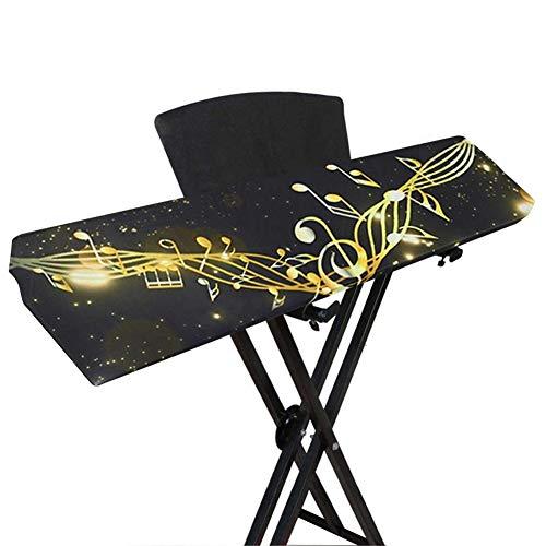 QEES - Copritastiera per strumenti a 61 e 88 tasti, antipolvere, per pianoforte e tastiera elettronica, JJZ358 Suit for both 88 and 61 Keys Colore 1