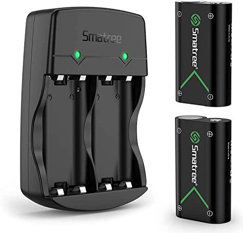 Smatree Batteria Ricaricabile 2000mAh (2 pezzi) e Caricabatterie USB da Batteria Doppio per Xbox One, Xbox One Elite, Xbox One S, Xbox One X, Xbox Series X, Xbox Series S