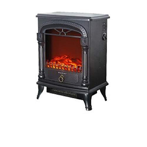 BEPER RI.504 Caminetto elettrico con Fiamma LED e Modalità Risparmio Energetico - Stufa Camino Elettrico da Terra con 2 Potenze Regolabili