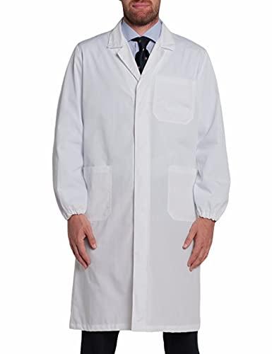 C.B.F. Balducci Group Camice Bianco Da Laboratorio e Lavoro Uomo Donna - Grembiule (Bianco, L)