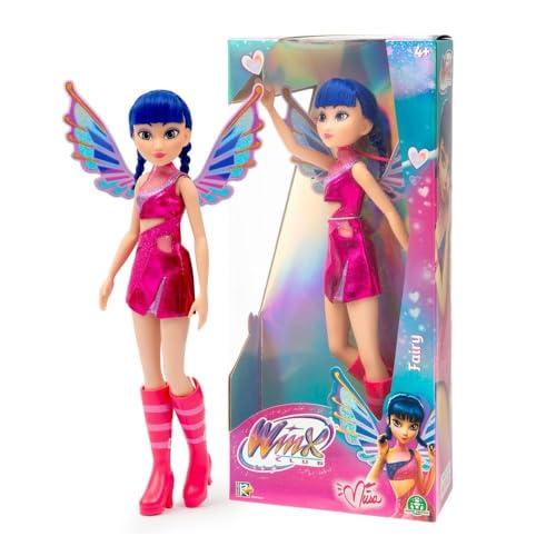 Winx – Musa Fata, Bambola 27 cm con Ali Removibili e Look da Fata della Musica, Snodata, Giocattolo per Bambina e Bambini dai 4 Anni in su