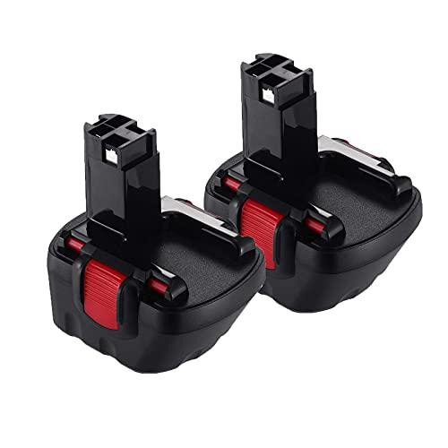 2 X Exemoro PSR 12 12V 3.6Ah Ricambio Batteria per Bosch BAT043 BAT045 BAT046 BAT049 BAT120 BAT139 PSR 12VE-2 GSB 12 VE-2 GSR 12 VE-2