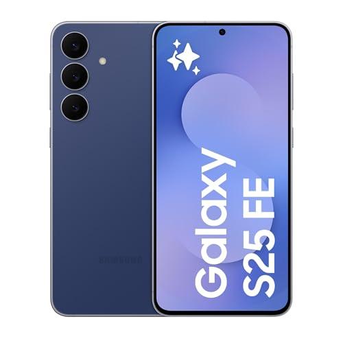 Samsung Galaxy S25 FE Smartphone AI, 3 anni di Garanzia del produttore, Display Dynamic AMOLED 2X 6.7'', Fotocamera 50MP, IP68, 8GB RAM, 128GB, Batteria a lunga durata, Navy [Versione Italiana]