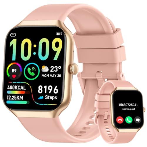 Togala Smartwatch con Effettua/Risposta Chiamate, Orologio Smartwatch Donna, 1.96'' Display Fitness Tracker con 113+Sportive/Sonno Cardiofrequenzimetro, Impermeabil IP68, Smart Watch per Android iOS