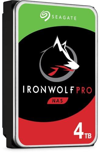Seagate IronWolf Pro, 4TB, NAS, Hard Disk interno, HDD, CMR 3,5