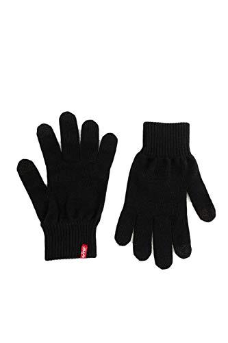Levi's Ben Touch Screen Gloves, Guanti Uomo, Nero (Black), Large