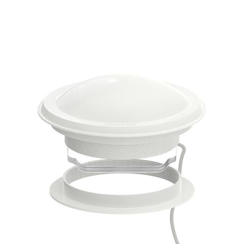 plikc Oblò sfiatatoio per camper, caravan e roulotte (Ghiera standard 40mm e ventola 12V)