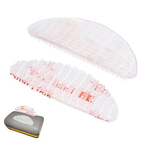 2 Pezzi Adesivi Fissaggio Dispositivo Dual Lock, Adesivo Trasparente per Supporto Dispositivi