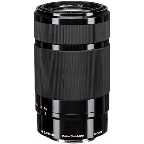 Sony SEL55210B – 55-210mm f/4.5-6.3 Zoom Teleobiettivo (APS-C, Stabilizzato OSS, E-Mount, Ideale per Sport e Natura, Compatibile con serie Alpha 6000)