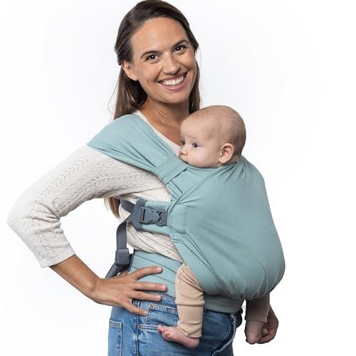 Boba Bliss Fascia Porta Bebe - Marsupio Neonato o Bambino 2 in 1 - Fascia Neonato Senza Nodi - Ideale per la Salute dei Fianchi - Marsupio Bambino Soffice ed Ergonomica - 3,2 a 16 Chili