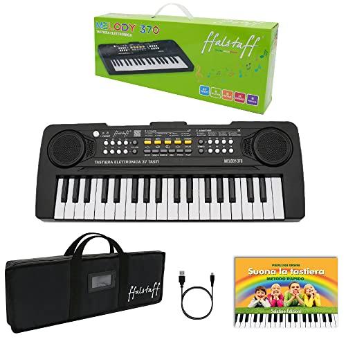 Mini Melodica Elettronica ffalstaff 37 mini tasti con borsa con tracolla e E-book 