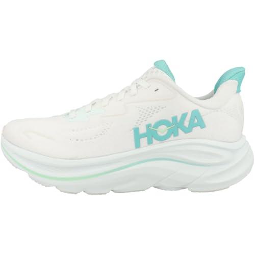 HOKA One One 1162031-WTCL Clifton 10 White/Cielo Blue Women's Scarpe Taglia US 6