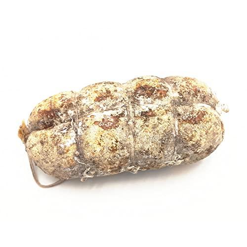 Sopressa Veneta con Aglio Artigianale Trancio Stagionata 400/500 Gr. SV - Produzione Artigianale - No Allergeni - Gluten Free - Il Salumiere dal 1978