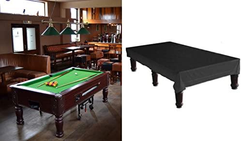 Azatemgo Copertura per Tavolo da Biliardo in Tessuto Oxford 210D, Impermeabile, Anti-UV e Anti-Polvere, Copertura Biliardo 245x140x20CM