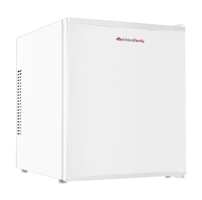 Melchioni Family | Mini Frigo Modello POLAR 47 con Capacità Totale di 47 Litri, Minibar Termoelettrico con Luce Led, Classe E, Colore Bianco