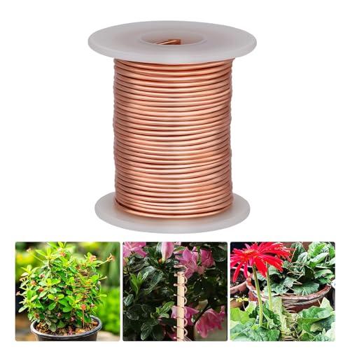 Filo di Rame Morbido da 1.3mm per Gioielleria, Scultura e Progetti DIY - Filo di Rame Puro Nudo, Elettrocoltura, Spessore 16 (1,3 mm), 20 Metri