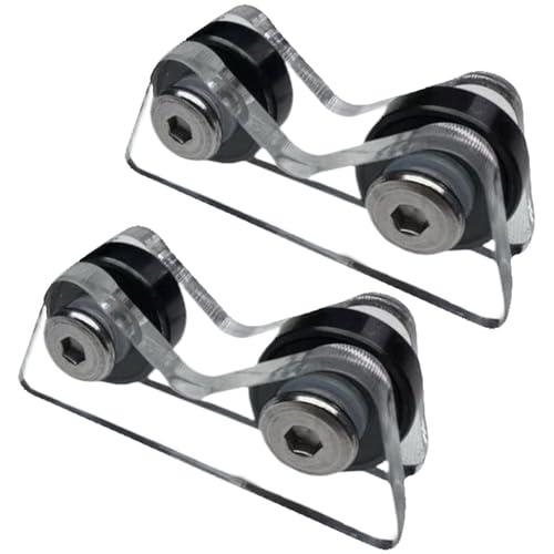 Rullo per stecca da biliardo, 1 paio di stecche da biliardo, accessori per bastoni da biliardo, rulli per mazze, strumento di riparazione leggero per una facile manutenzione, 6,5 x 5,5 x 3,3 cm