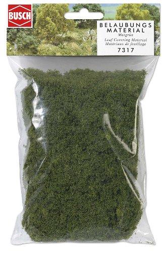 Busch - Fogliame per Modellismo: Materiale Espanso Verde Chiaro per Costruzione Terreno Modello, Compatibile con Vari Adesivi e Vernici per Personalizzazione, Contenuto: 1 Pezzo