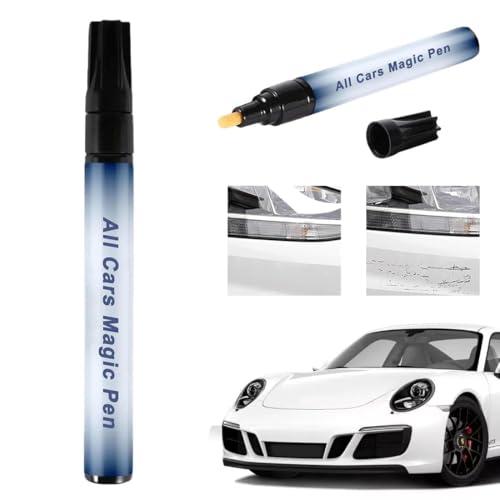 OYZOQ 1 Pezzi Penna per la Cura dei Graffi Auto,Universale Auto la Penna Rimozione Graffi,Rimotore Graffi Auto,Correzione Rapida per Graffi,Progettato Specificamente per le Automobili