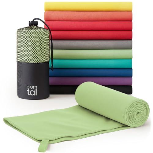 Blumtal Asciugamano Microfibra 200x100 cm - Asciugatura Rapida per Palestra e Viaggio - Verde