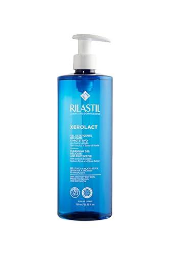 Rilastil Xerolact Gel Detergente per Neonati, Bambini e Adulti, Delicato e Protettivo per le Pelli con Tendenza Atopica, Confezione da 750ml