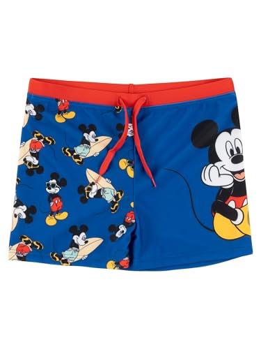 Disney Mickey Mouse Pantaloncini da Bagno per Bambino, Blu, 98/104