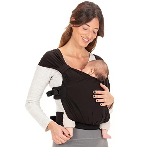 Boba Bliss Fascia Porta Bebe - Marsupio Neonato o Bambino 2 in 1 - Fascia Neonato Senza Nodi - Ideale per la Salute dei Fianchi - Marsupio Bambino Soffice ed Ergonomica - 3,2 a 16 Chili