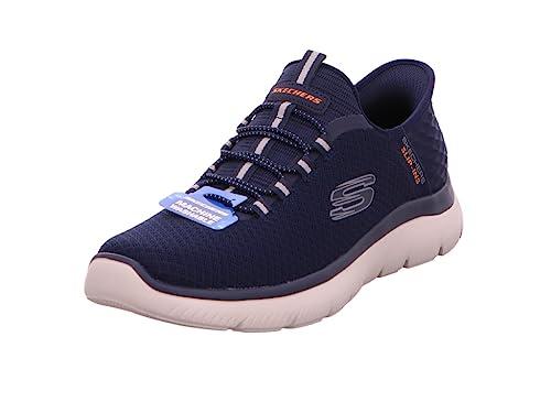 Skechers Summits High Range, Sneaker Uomo, Navy Mesh Trim, 45 EU