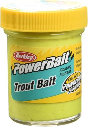 Berkley Powerbait, Esca per Trota Biodegradabile, Giallo (Sunshineyellow), 50 g,