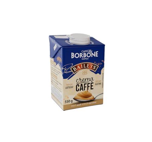 Caffè Borbone CREMA CAFFÈ BAILEYS - 1 Brick 550g - Crema a base di latte con caffè solubile delattosata, con Baileys - Senza Lattosio e Senza Glutine - Latte e panna Italiani