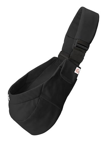 Ergobaby Upsie Sling Portabebè ergonomico per neonati e bambini piccoli dai 6 mesi (7,7-20,4 kg), passaggio spontaneo tra camminare e essere trasportati, Onyx Black
