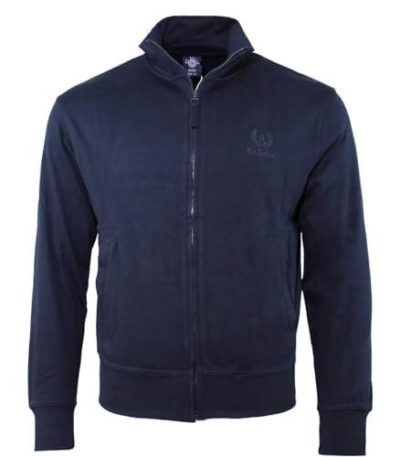 Felpa Leggera Be Board Art. 9114 100% Cotone con Tasche e Zip Intera M-L-XL-XXL-3XL (L-Blu)