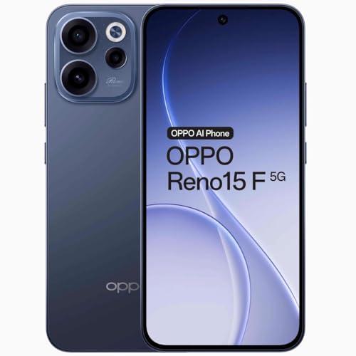 OPPO Reno15 F 5G CPH2801 256 GB di memoria 8 GB RAM Android 16 Smartphone sbloccato di fabbrica (Twilight Blue)