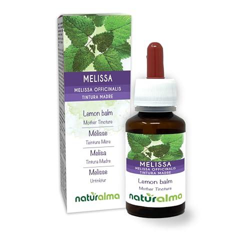 Melissa (Melissa officinalis) foglie Tintura Madre analcoolica Naturalma - Estratto liquido gocce 60 ml - Integratore alimentare - Vegano