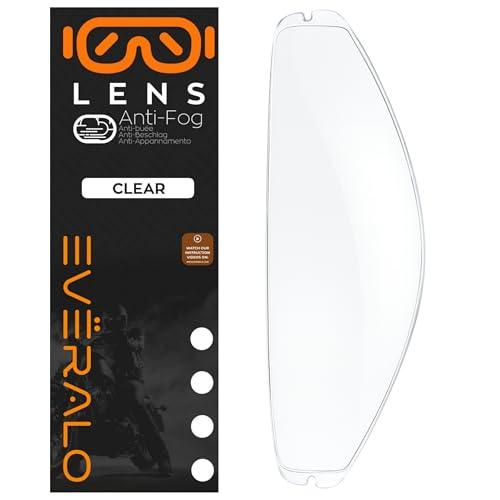 Everalo Lente Antiappannamento Visiera Casco Agv K1 - K5 - Compact - Strada - Ducati Peak-V5 - Vcan V271 - Pinlock DKS118 Compatibile (Pinlock)