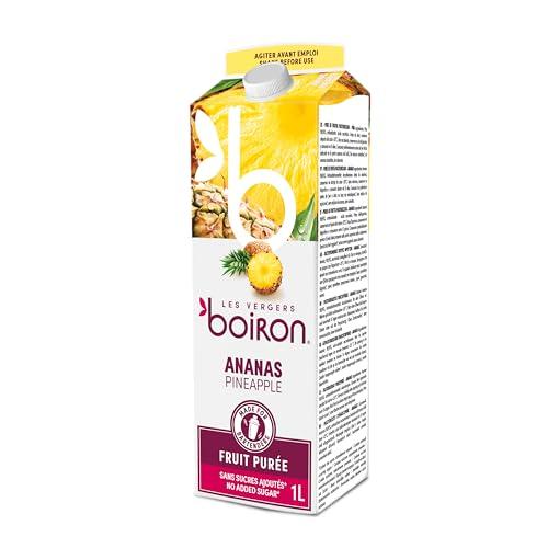 Boiron Purea di frutta di ananas, 1 kg, perfetta per cocktail, frullati e dessert.