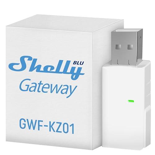 Shelly BLU Gateway, Chiavetta USB Gateway tra i dispositivi Shelly BLU e l'ecosistema Shelly, Ripetitore Wi-Fi, Compatible avec MQTT, WebSocket, Alexa, Google home, App iOS, Android