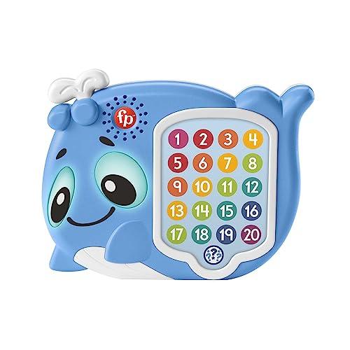 Fisher-Price - Parlamici Serena Balena Indovina con Me, versione italiana, giocattolo interattivo musicale con luci e movimenti per l'apprendimento, giocattolo per bambini, 18+ mesi, HRB79