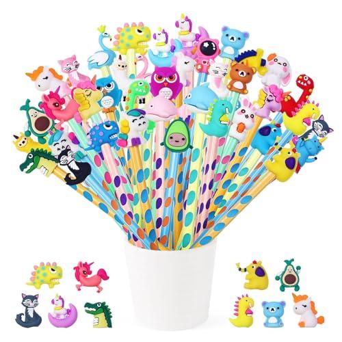 Gudotra 40 Pezzi Matite Gadget Compleanno Bambini Matite Animali per Bambini Regalini Fine Festa Compleanno Matite Colorate Pensierini Compleanno per Bambini Dopo Festa