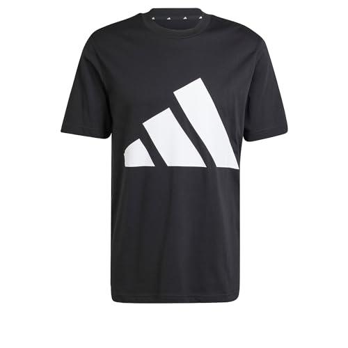 Adidas Homme Essentials Big Logo Single Jersey Tee, Black/White, S