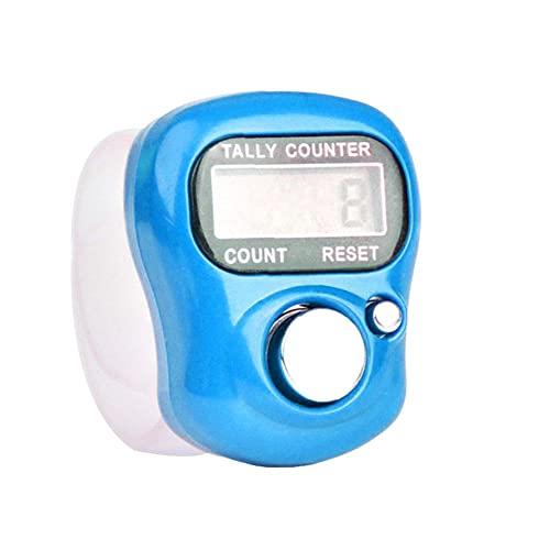 1 pz Mini Contatore Dito LCD Display Digitale Elettrico con Luce Tally Marker Lavoro A Maglia Tessuto Cucito Contatore