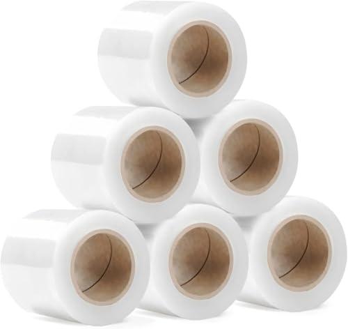 RAGO® Film estensibile imballaggio 6x130m 210g I Pellicola imballaggio trasloco Trasparente I Pellicole elastiche I Pellicola per pallet I Plastica per imballaggio I Trasparente 130m