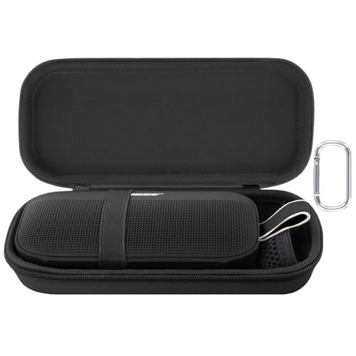 Aenllosi per Bose SoundLink Flex Altoparlante Bluetooth Portatile 2ª Generazione Custodia Rigida Protettiva da Viaggio, Solo Custodia, Nero