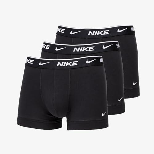 Nike Trunk Boxer Corti, Black/Black/Black, L Uomo