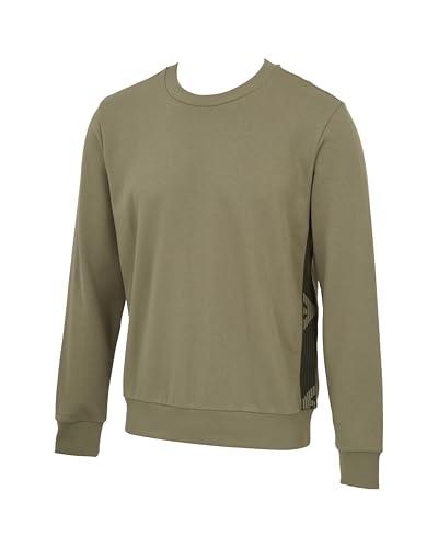 EMPORIO ARMANI Hoodie Sweatshirt, Maglia di Tuta Uomo, Vetiver,